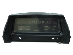 The instrument cluster of the car 