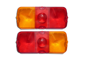 Glasses for rear light and direction indicator
