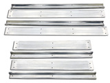 Set of stainless steel covers