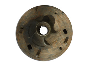 Nave and brake drum of a front wheel assy