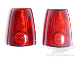Lens of a tail light and the turn indicator